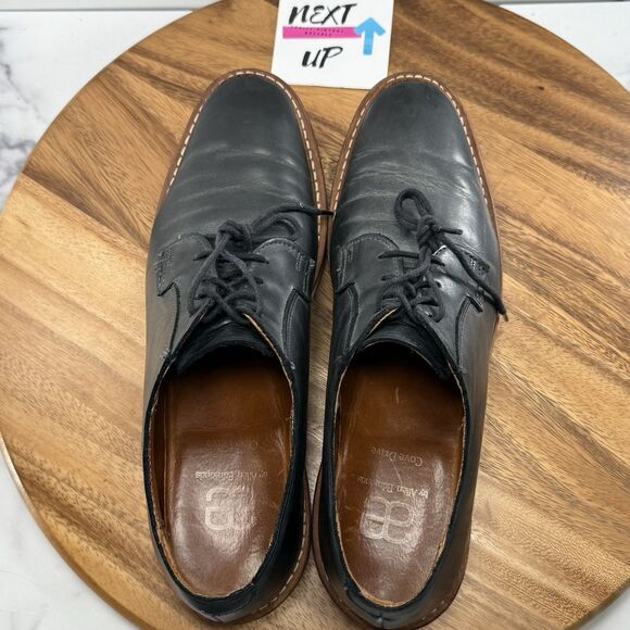 Men’s size 10-ALLEN EDMONDS Cove Drive Leather Oxfords Ox Navy Blue Dress Shoes - Picture 7 of 9